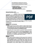 Sentencia Sentencia: Corte Superior de Justicia de Ucayali