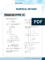 Numerical Methods: Focus On STPM 12