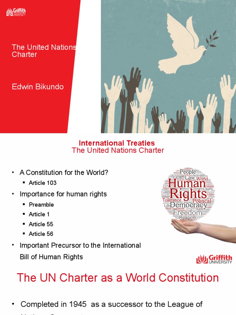 1.1.the United Nations Charter | PDF | Human Rights | United Nations