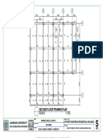 A B C D E: Second Floor Framing Plan