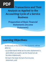 Preparation of Financial Statements