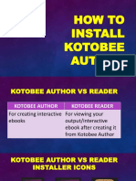 How To Install Kotobee Author PDF