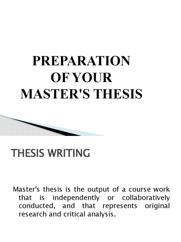 Master's Thesis Writing | PDF | Data Analysis | Statistics