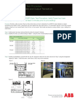 To Check Input Diodes and Output Transistors: ACH550 No Power Test Procedure