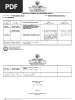 Department of Education: Individual Workweek Accomplishment Report