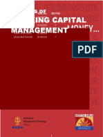 Working Capital Management Working Capital Management: Analysis of Analysis of
