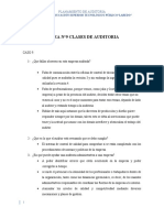 Tarea N°9 Clases de Auditoria