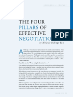 The Four of Effective: Pillars Negotiation