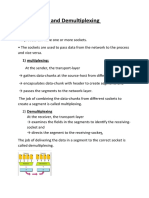 Multiplexing and Demultiplexing