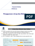 Materi 4 - Penggunaan Array dan Matriks.pdf