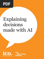 Explaining Decisions Made With AI