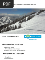Java Fundamentals PDF