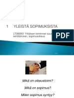 1 Yleistae Sopimuksista