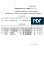 National Transmission & Despatch Co - LTD: Vehicle Form-IV
