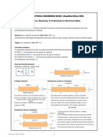 Resistivity, Conductivity & Resistance