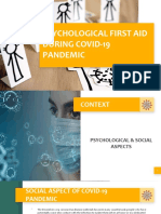 Psychological First Aid During Covid-19 Pandemic - Corporate