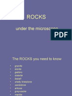 Rocks: Under The Microscope
