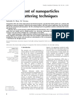 Measurement of Nanoparticles by Light-Scattering Techniques: Satinder K. Brar, M. Verma