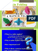 Napkin Folding