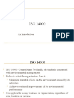 ISO 14000: An Introduction to Environmental Management Standards