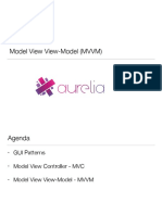 Model View View-Model (MVVM)