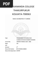 Vivekananda College Thakurpukur KOLKATA-700063: Naac Accredited A' Grade