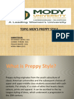 Topic-Men'S Preppy Style: Submitted by