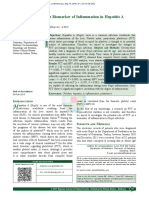 Plateletcrit: A Possible Biomarker of Inflammation in Hepatitis A Infection