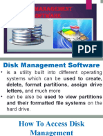 Manage & Optimize Disks with Software