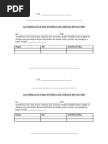 Modelo Carta de Cancelamento