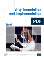 Policy Formulation and Implementation Guide