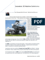 Bucket Wheel Excavators: 3D Machine Control On A Large Scale