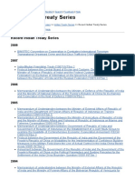 Recent Indian Treaty Series PDF