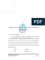 Bab IV Perencanaan Dan Perhitungan Elevator Dengan Kapasitas 1150 KG PDF
