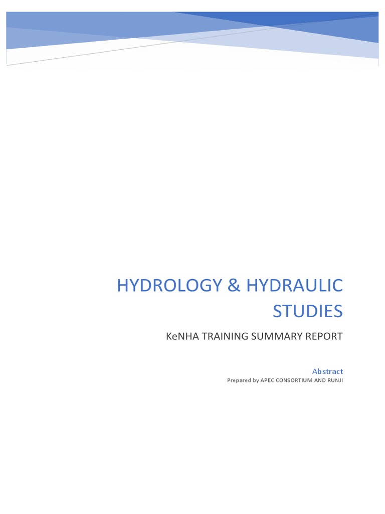 Final - Training Notes | PDF | Flood | Drainage Basin