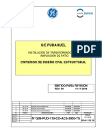 Diseño estructural para instalación de transformador y ampliación de patio