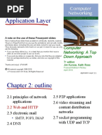 Application Layer: Computer Networking: A Top Down Approach