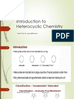 Introduction To Heterocyclic Chemistry