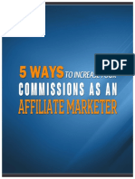 5 Ways To Increase Your Commission As An Affiliate Marketer - Report