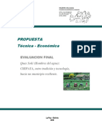 Evaluación externa proyecto Qnas Soñi