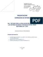 Expresión de Interes - EvaRiego PDF