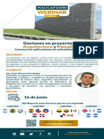 Webinar Maccaferr-Gaviones en Obras de Arquitectura y Paisajismo PDF