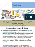 Work Study: Engr. Lamia Anzum