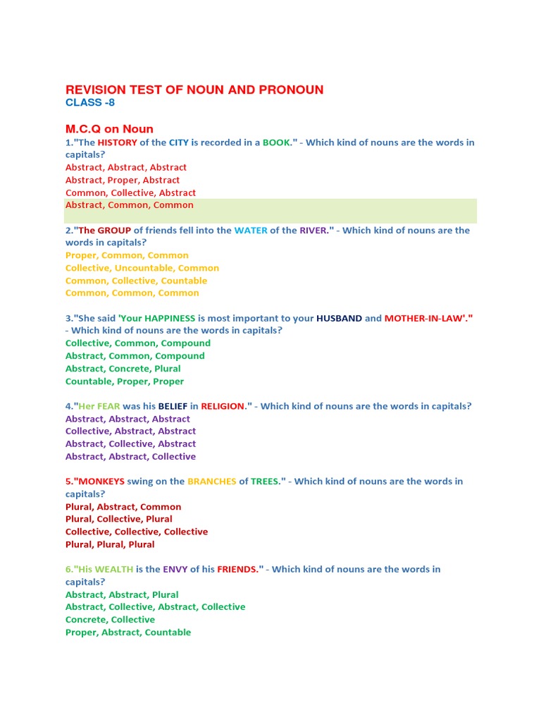 revision-test-of-noun-and-pronoun-class-8-pdf-plural-noun