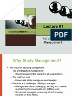 Lecture 01 Introduction To Management