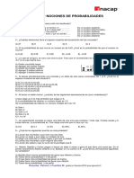 ENSAYO NOCIONES DE PROBABILIDADES Inacap PDF