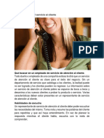 Características de Una Persona Que Atiende Clientes PDF