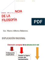 Importancia de La Filosofía