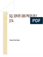SQL Server Profiler y Dta