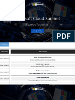 Microsoft Cloud Summit: #Wearetogether